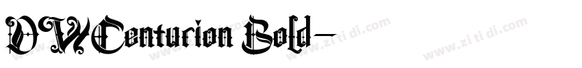 DWCenturion Bold字体转换